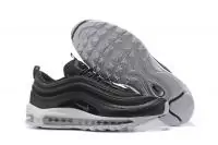 chaussures de course retro nike air max 97 black wave